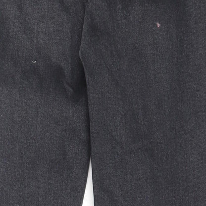 Topshop Womens Black  Cotton Skinny Jeans Size 26 in L30 in Regular