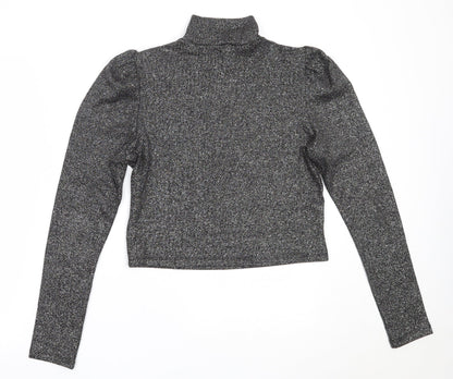 Womens UK Size L H&M Black Pullover Jumper