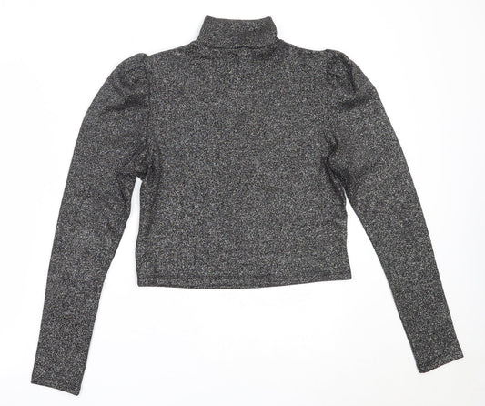 Womens UK Size L H&M Black Pullover Jumper