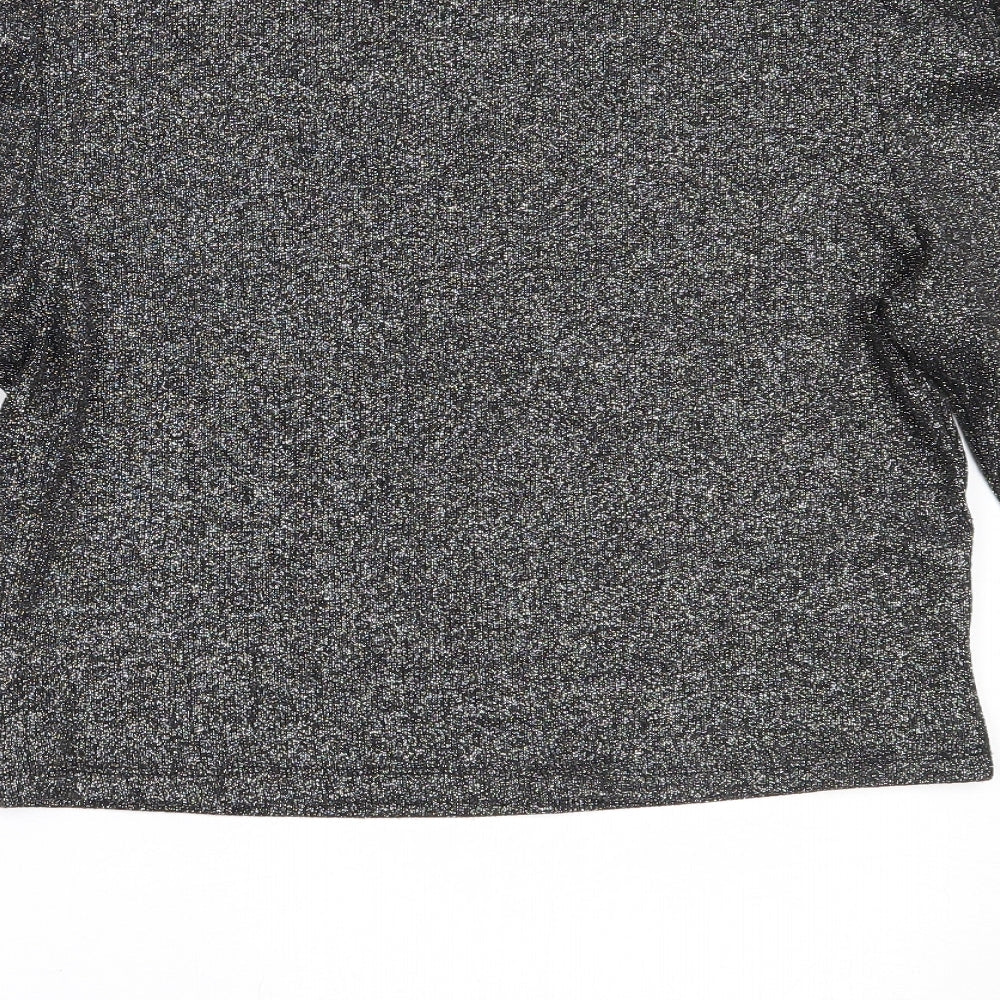 Womens UK Size L H&M Black Pullover Jumper