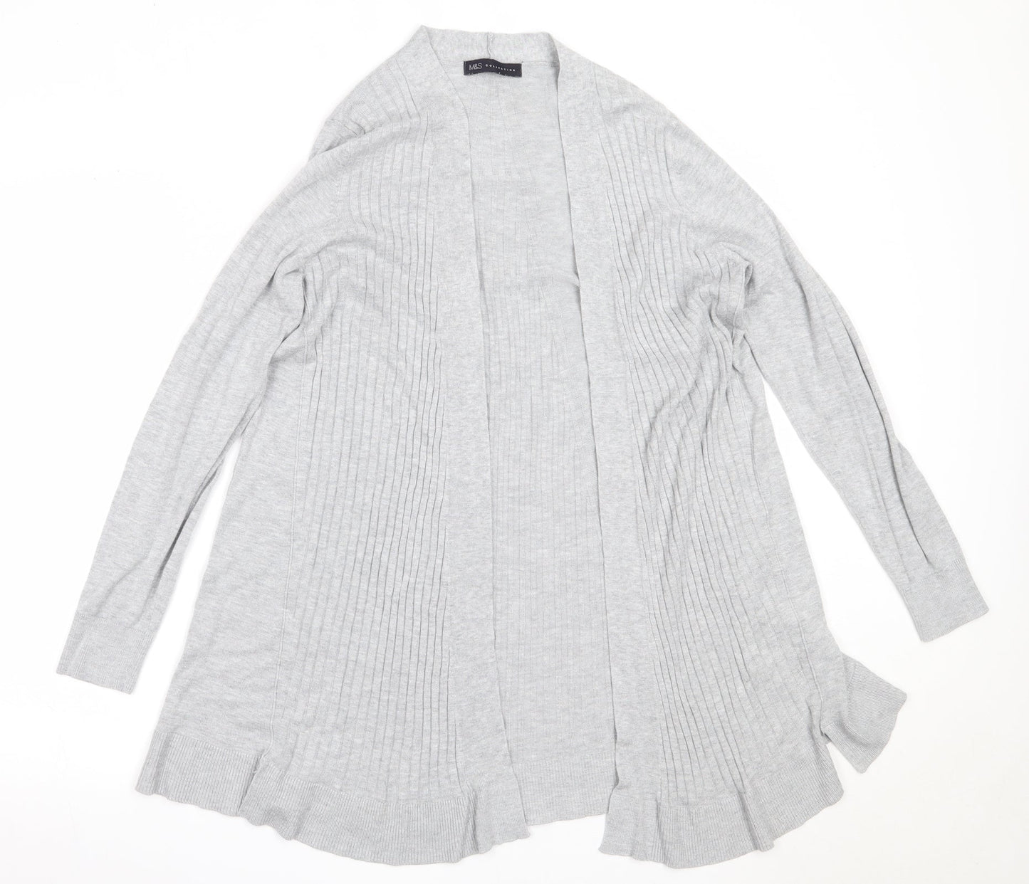 Womens UK Size M Marks and Spencer Grey Cardigan Jumper