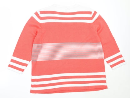 Womens UK Size 20 Preworn Pink Pullover Jumper
