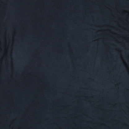 Cedar Wood State Mens Blue Round Neck  Acrylic Pullover Jumper Size L