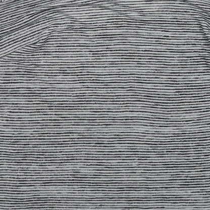 F&F Womens Grey Round Neck Striped Polyester Pullover Jumper Size 14