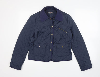 Limited Collection  Womens Blue   Quilted Coat Size 10