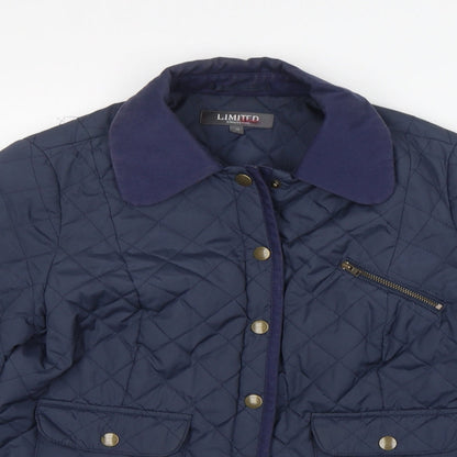 Limited Collection  Womens Blue   Quilted Coat Size 10