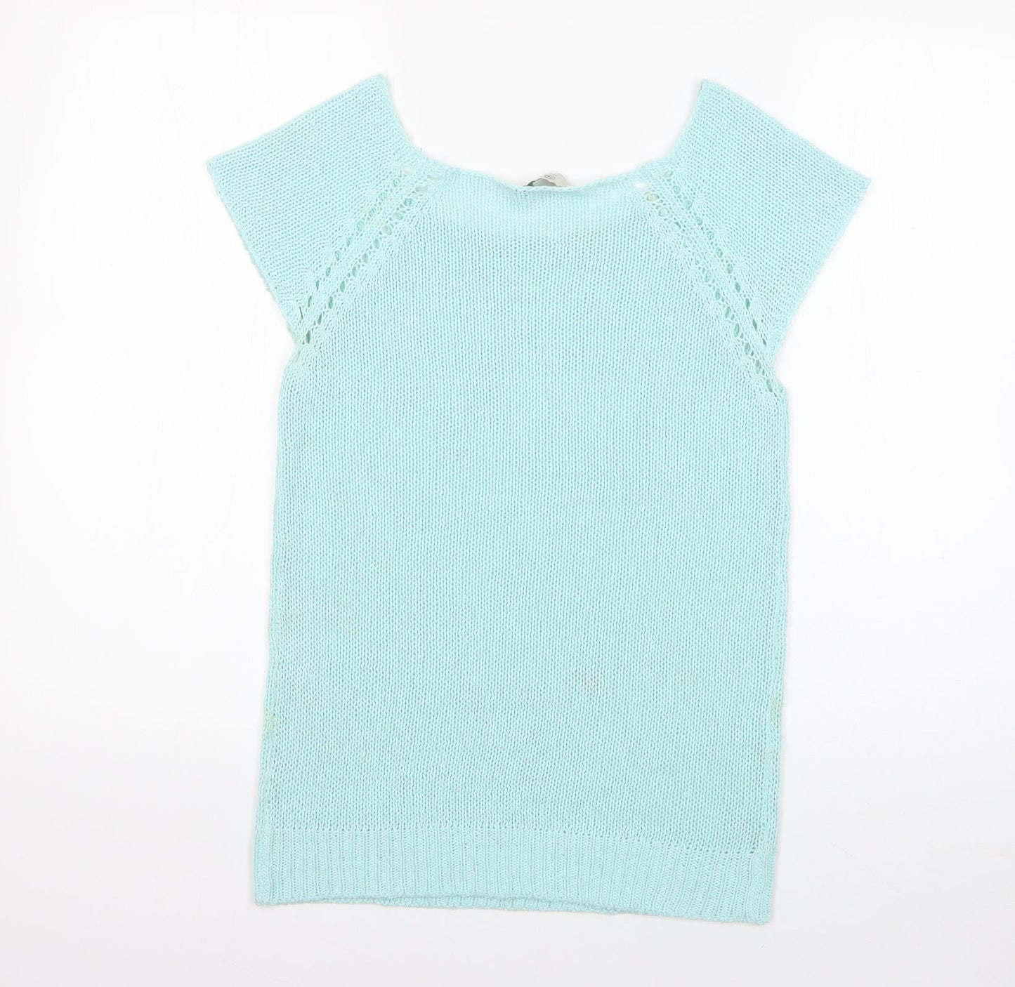Womens UK Size S Peacocks Green Pullover Jumper
