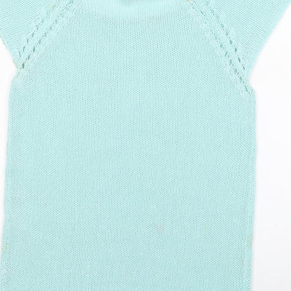 Womens UK Size S Peacocks Green Pullover Jumper