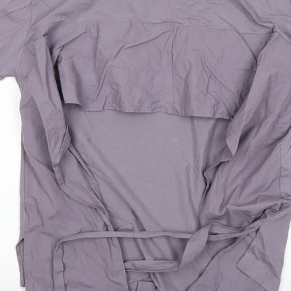 Womens UK Size M Zara Purple Basic T-Shirt