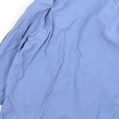 Primark Womens Blue  Viscose Jacket Blazer Size 8