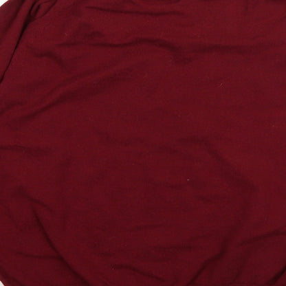 Hammond  Mens Red V-Neck  Cotton Pullover Jumper Size L