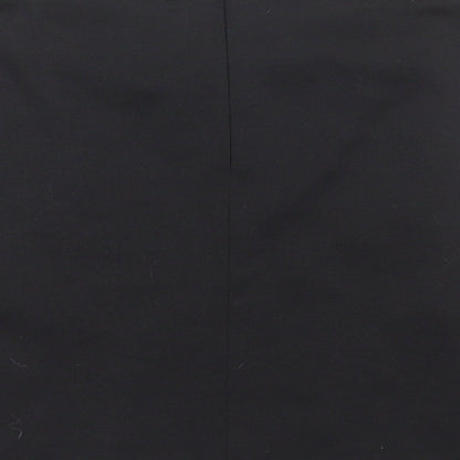 Primark Womens White Geometric Polyester A-Line Skirt Size 10   Zip