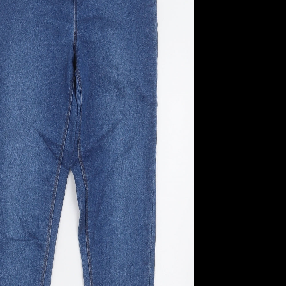Womens UK Size 8 Matalan Regular Fit Jegging Blue Trousers
