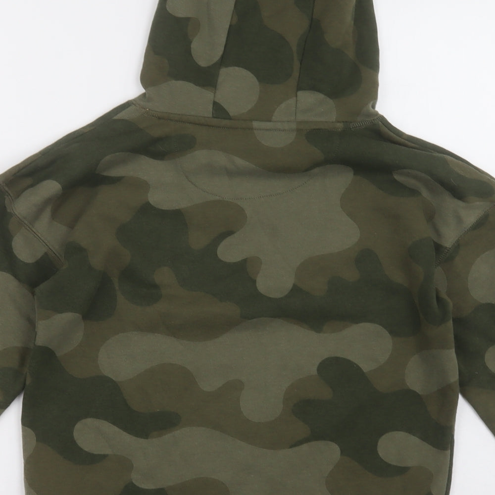 Primark Boys Green Camouflage Cotton Pullover Hoodie Size 10-11 Years  Pullover - Iconic