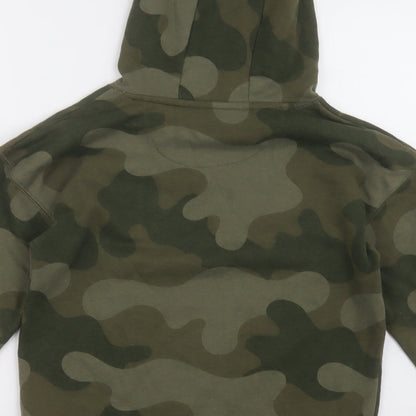 Primark Boys Green Camouflage Cotton Pullover Hoodie Size 10-11 Years  Pullover - Iconic