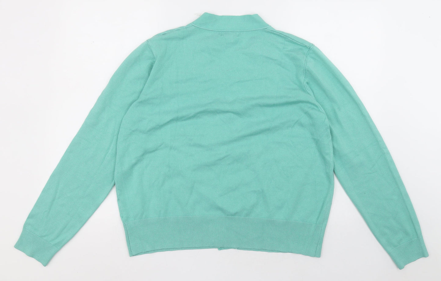 Womens UK Size XL paramour Green Cardigan Jumper