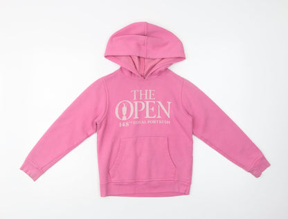 Garb Girls Pink  Cotton Pullover Hoodie Size 5-6 Years