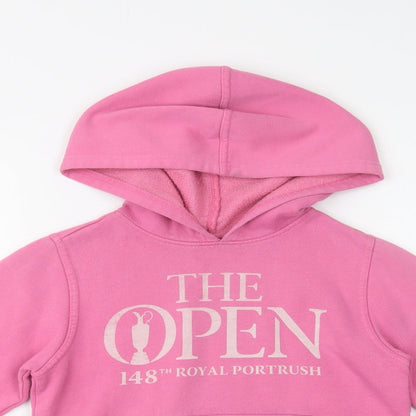Garb Girls Pink  Cotton Pullover Hoodie Size 5-6 Years