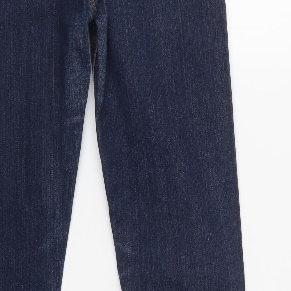 Cosmic Jeans Womens Blue  Cotton Skinny Jeans Size 12 L29 in Regular Button