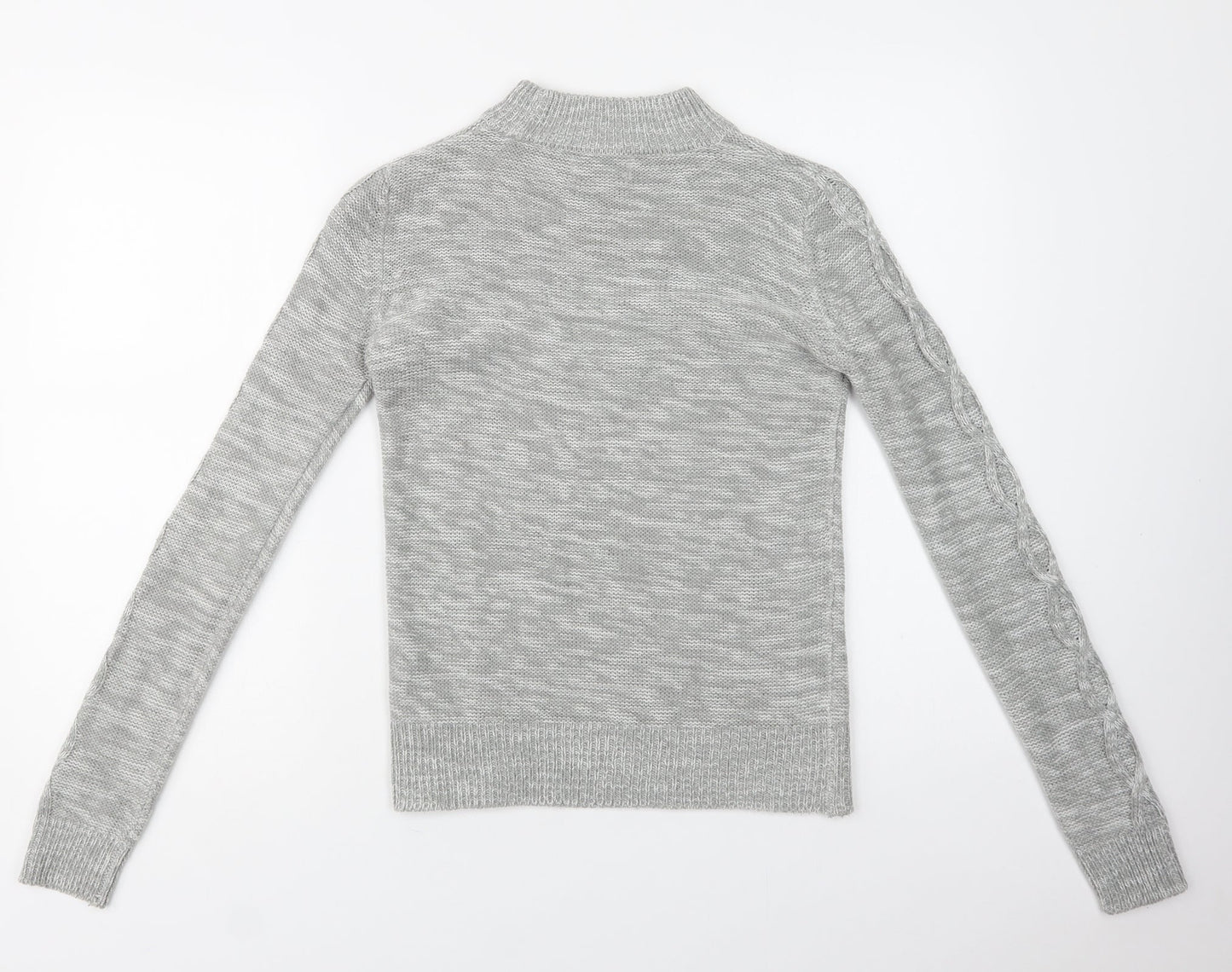 Womens UK Size XS Matalan Grey Pullover Jumper