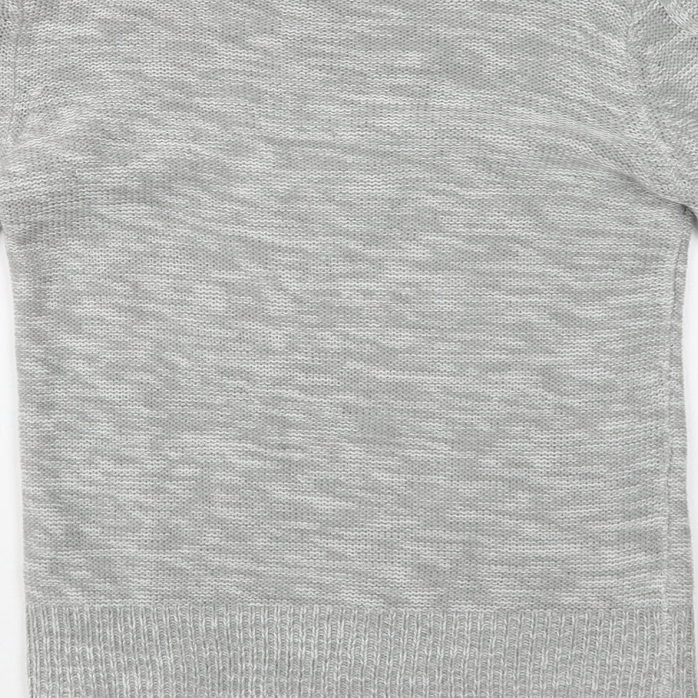 Womens UK Size XS Matalan Grey Pullover Jumper