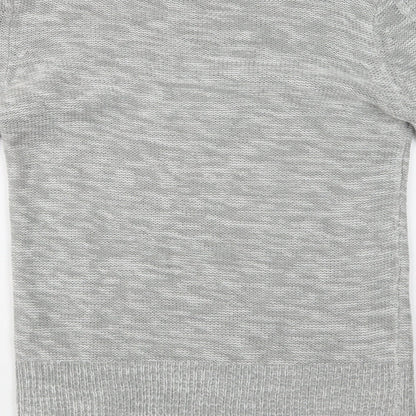 Womens UK Size XS Matalan Grey Pullover Jumper