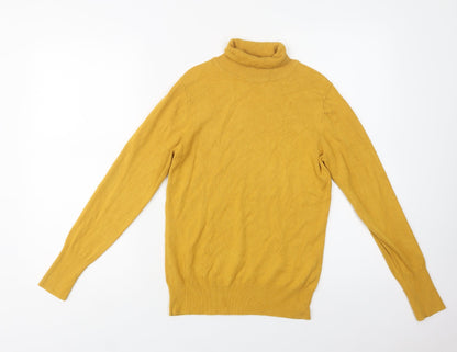 Womens UK Size S Dunnes Stores Yellow Pullover Jumper