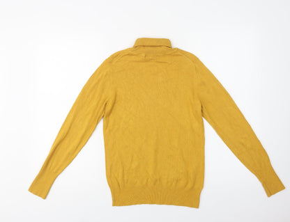 Womens UK Size S Dunnes Stores Yellow Pullover Jumper