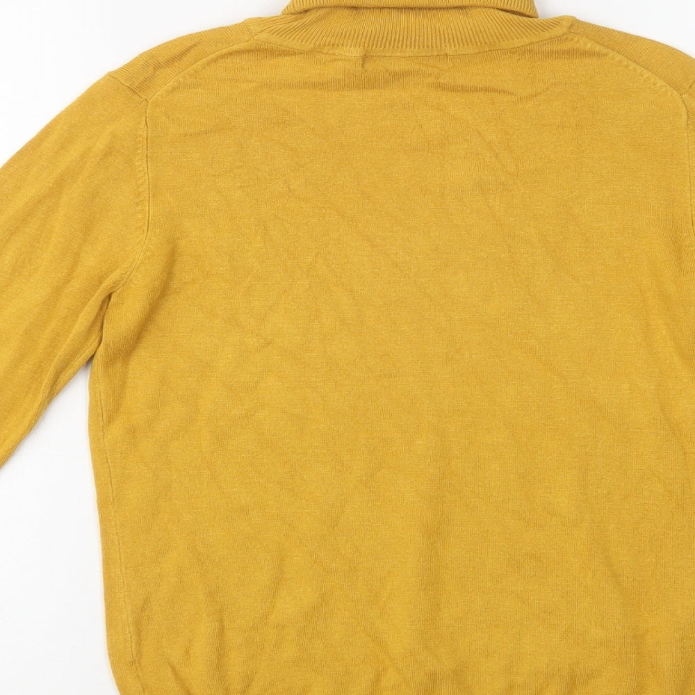 Womens UK Size S Dunnes Stores Yellow Pullover Jumper