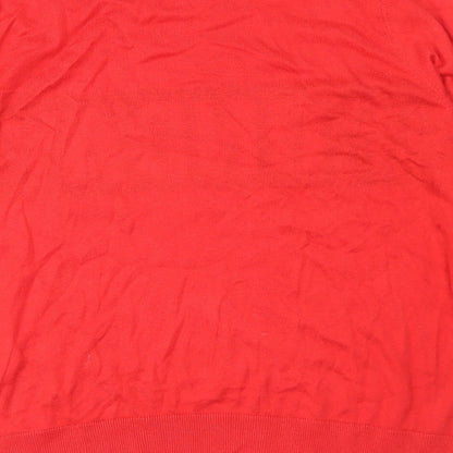 Womens UK Size 12 New Look Red Pullover Jumper