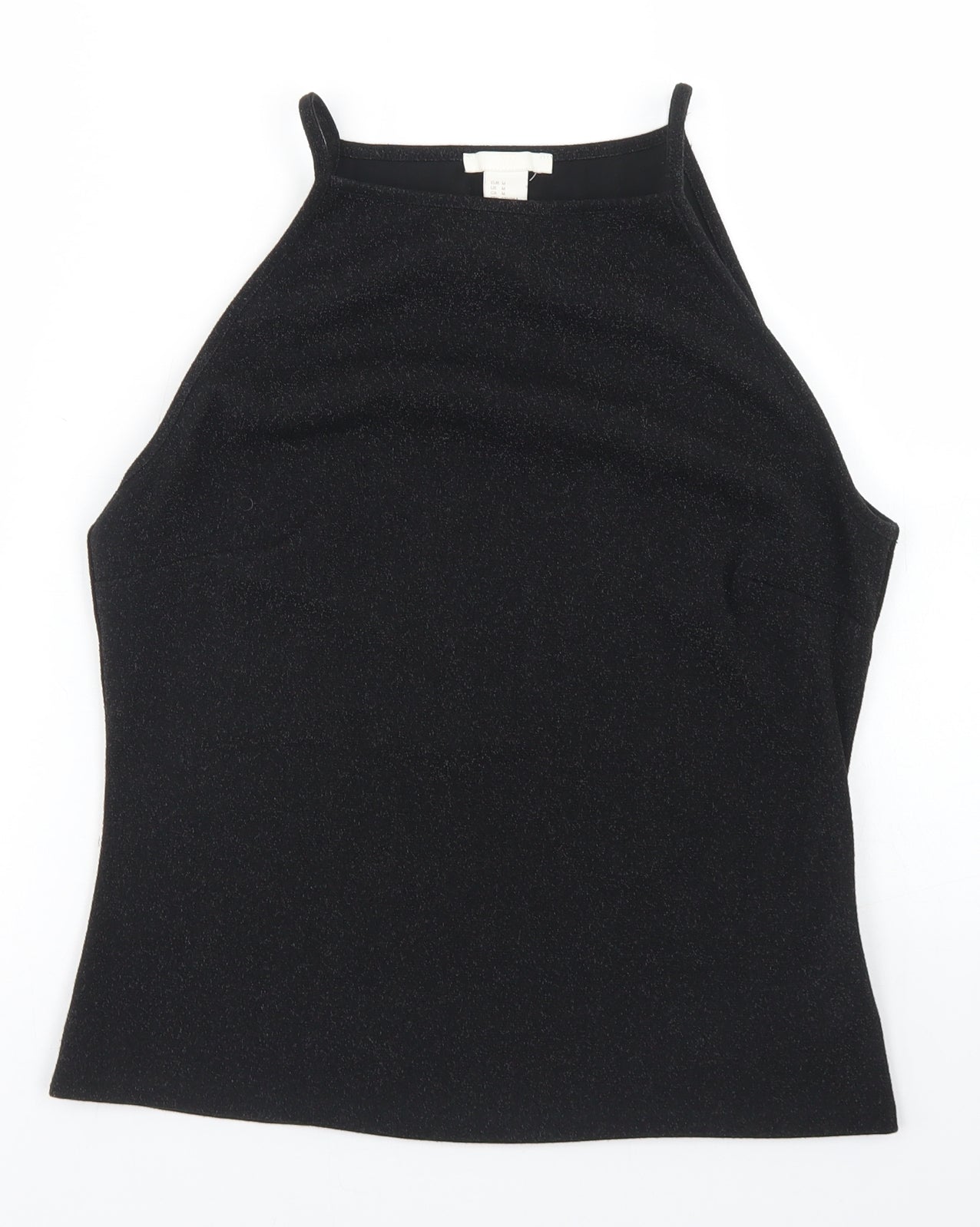 Womens UK Size M H&M Black Camisole Blouse