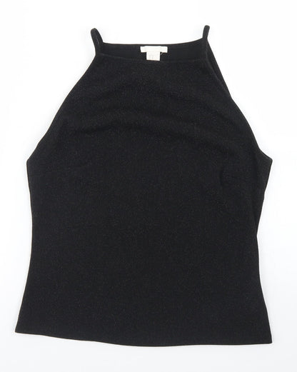 Womens UK Size M H&M Black Camisole Blouse