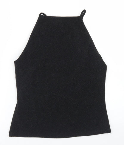 Womens UK Size M H&M Black Camisole Blouse