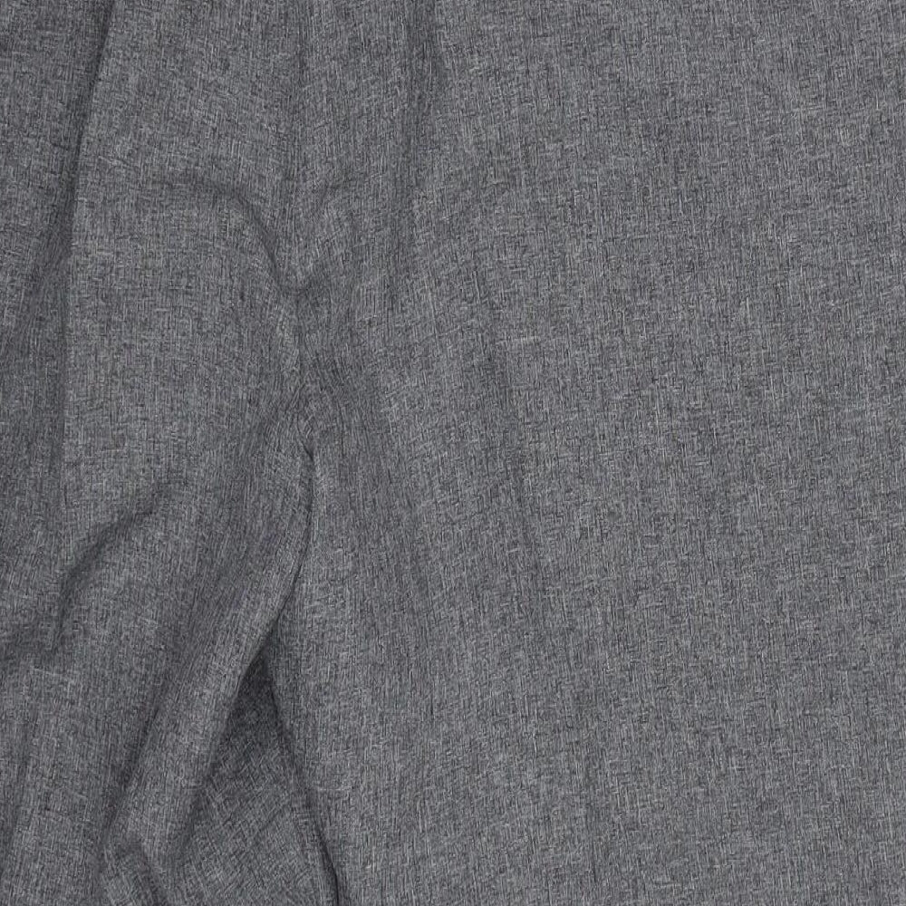 Bonmarché Womens Grey  Polyester Trousers  Size 18 L24 in Regular