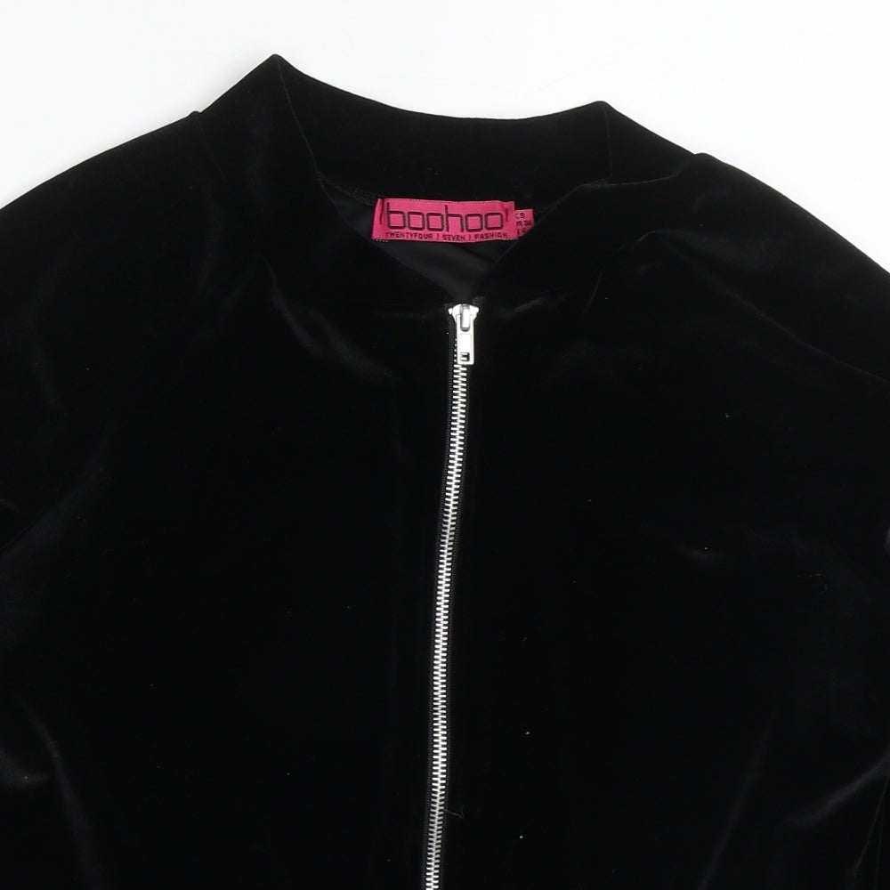 Womens UK Size 8 Boohoo Black Jacket