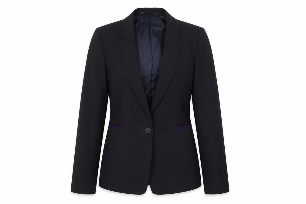 Womens UK Size 10 Preworn Regular Black Suit Jacket