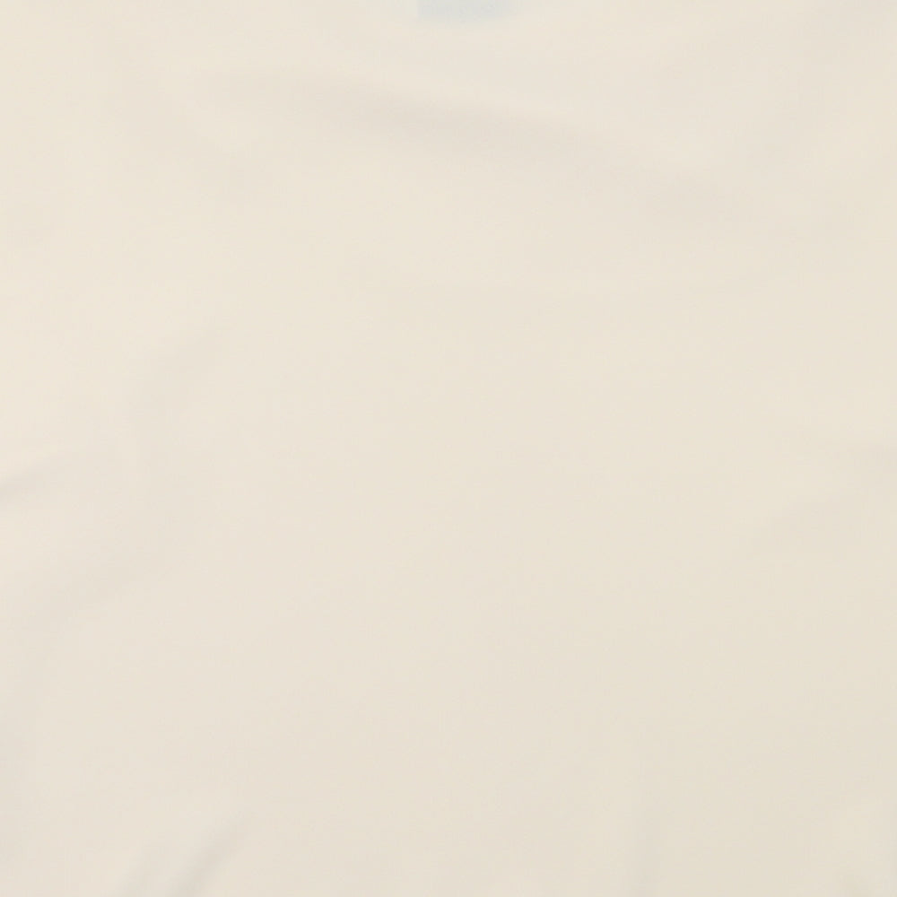 Vogue Womens Ivory  Polyester Basic Blouse Size 18 Round Neck