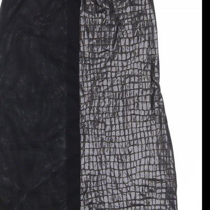 Womens UK Size S Preworn Black Camisole Blouse