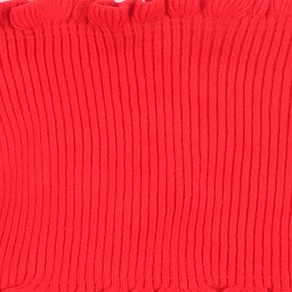 Womens UK Size M New Look Red Pullover Jumper