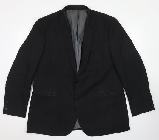 F&F Mens Beige Striped Polyester Jacket Blazer Size 46