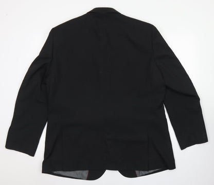 F&F Mens Beige Striped Polyester Jacket Blazer Size 46