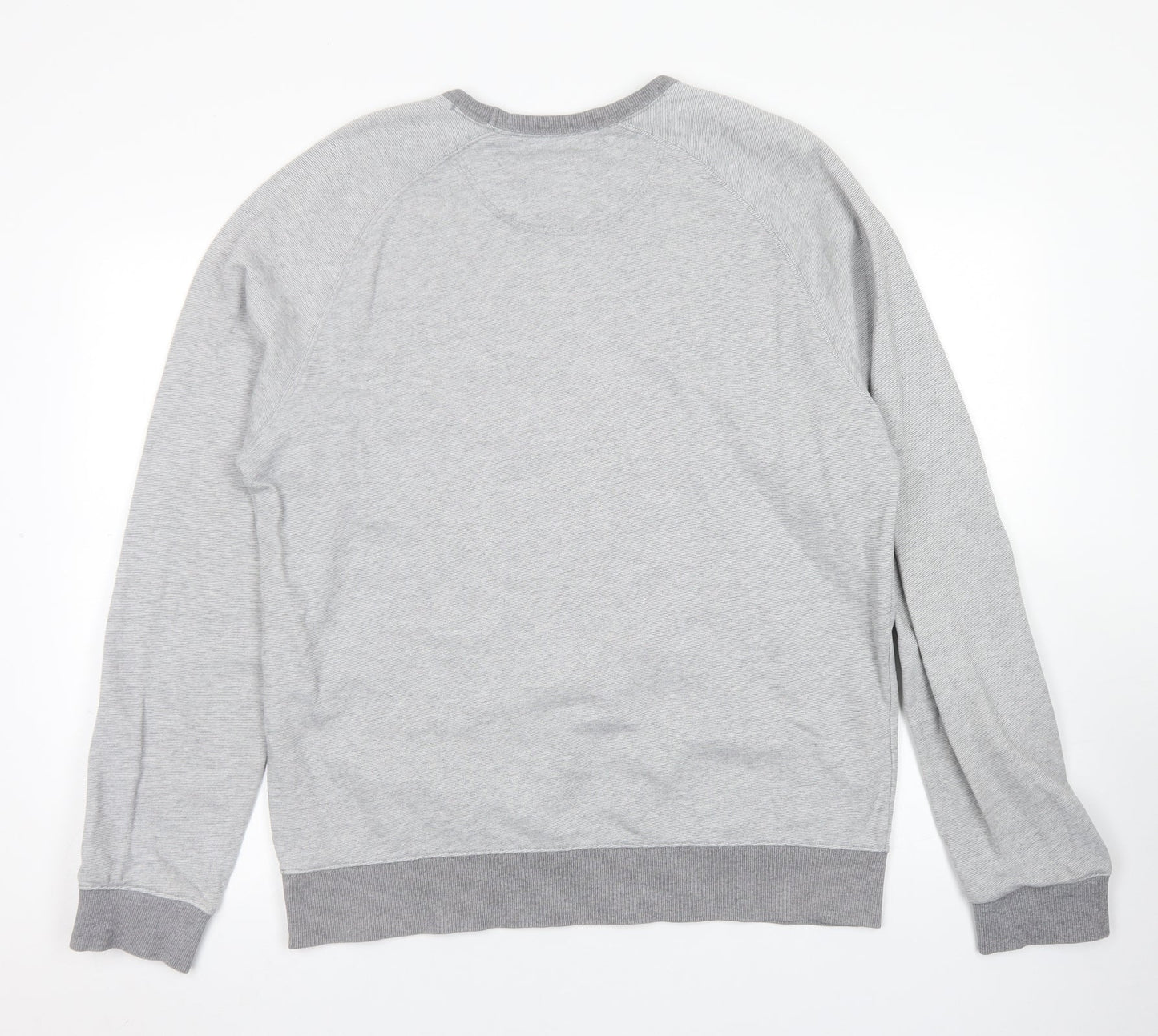 Mens UK Size M Blue Harbour Grey Pullover Sweatshirt