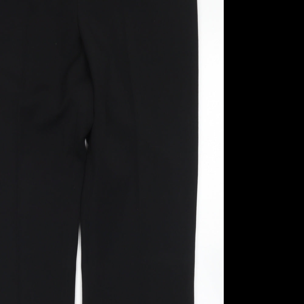 Womens UK Size 16 Marks & Spencer Regular Fit Dress Pants Black Trousers