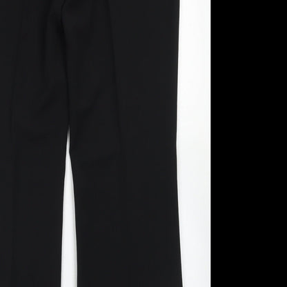 Womens UK Size 16 Marks & Spencer Regular Fit Dress Pants Black Trousers
