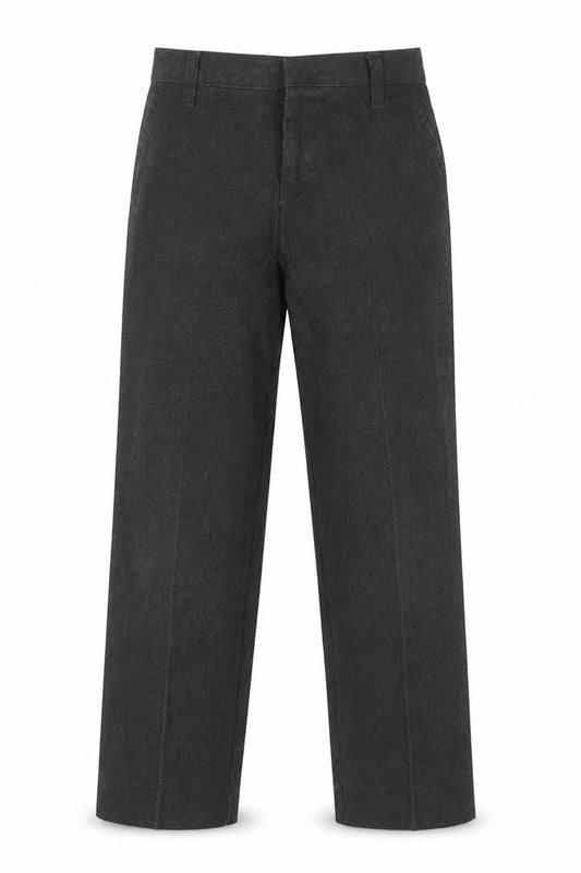 TU Boys Grey  Polyester Dress Pants Trousers Size 6 Years  Regular Hook & Eye - School Wear