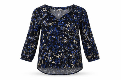 Womens UK Size 6 Part Two Blue Basic Blouse