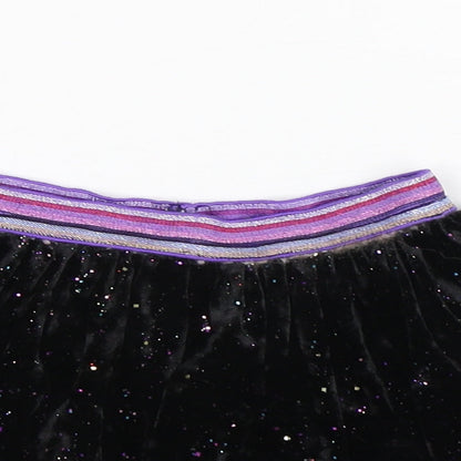 Nutmeg Girls Black  Polyester A-Line Skirt Size 2-3 Years  Regular