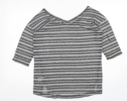 Womens UK Size 10 NEXT Multicoloured Pullover Jumper