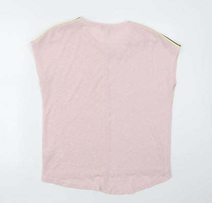 Womens UK Size S New Look Pink Basic T-Shirt