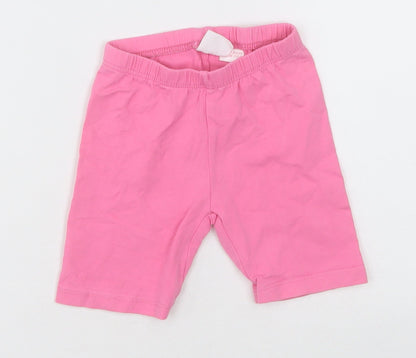 Zara Girls Pink  Cotton Shorts Outfit/Set Size 18-24 Months